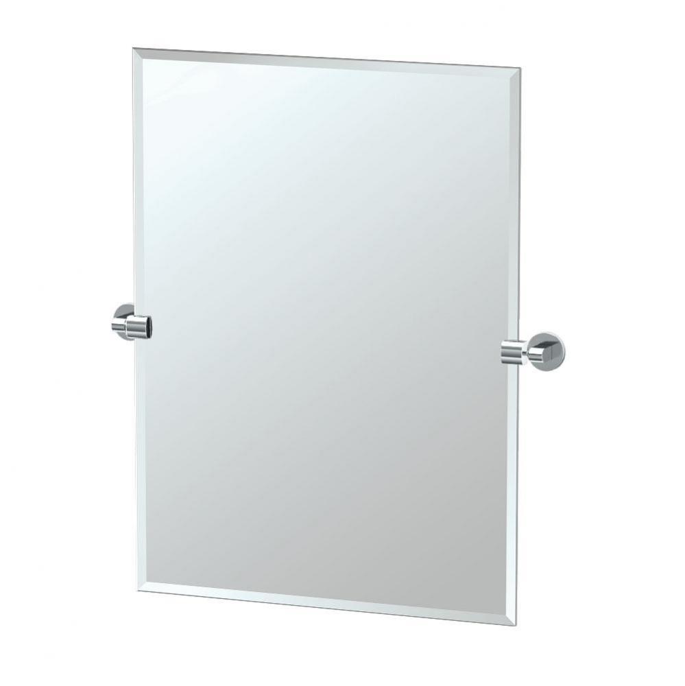 Zone 31.5''H Frameless Rect Mirror Chrome