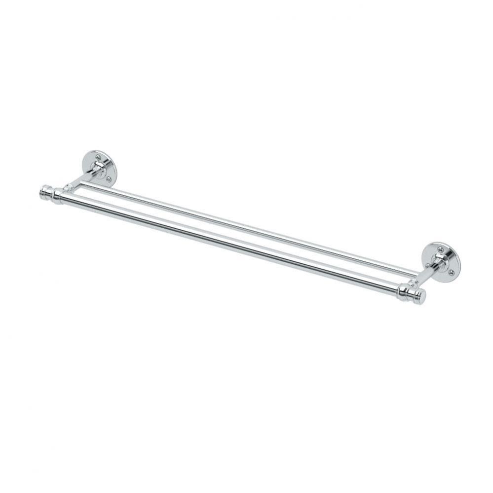 Cafe 24''L Double Towel Bar Chrome