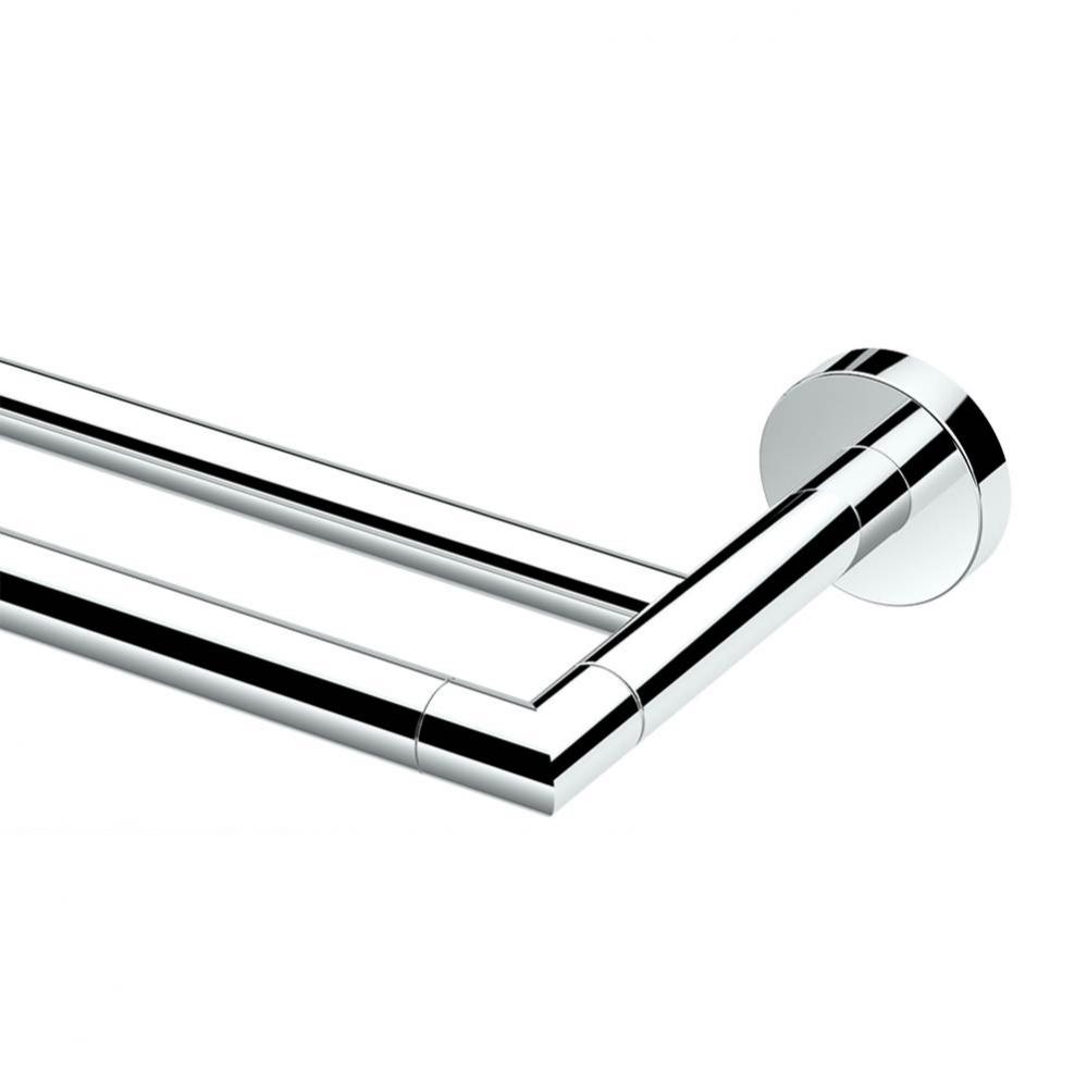 GLAM,24 In. DBL TOWEL BAR,CHROME