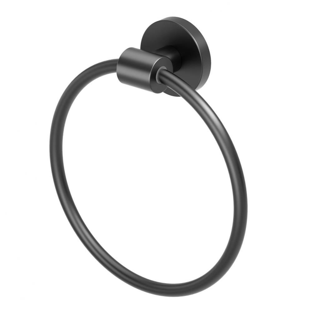 Reveal Towel Ring Matte Black