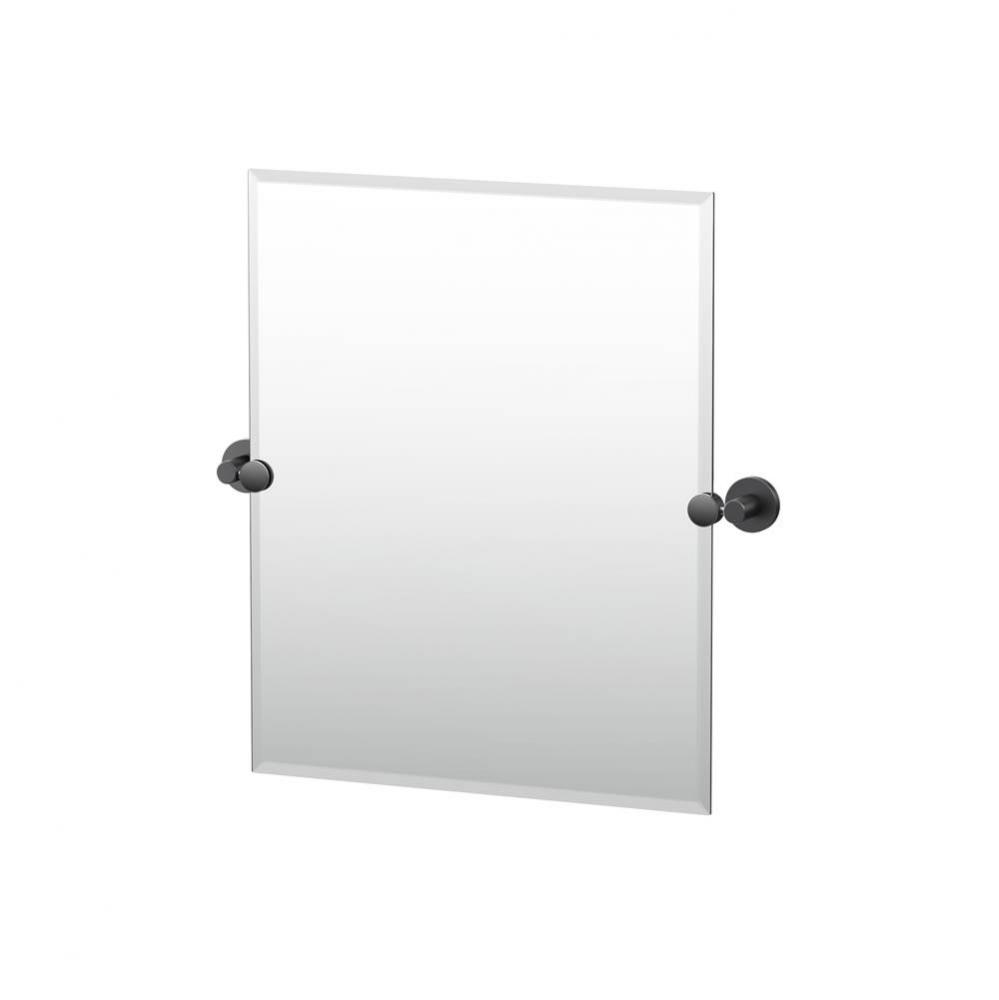 Reveal 24''H Rectangle Mirror Matte Black