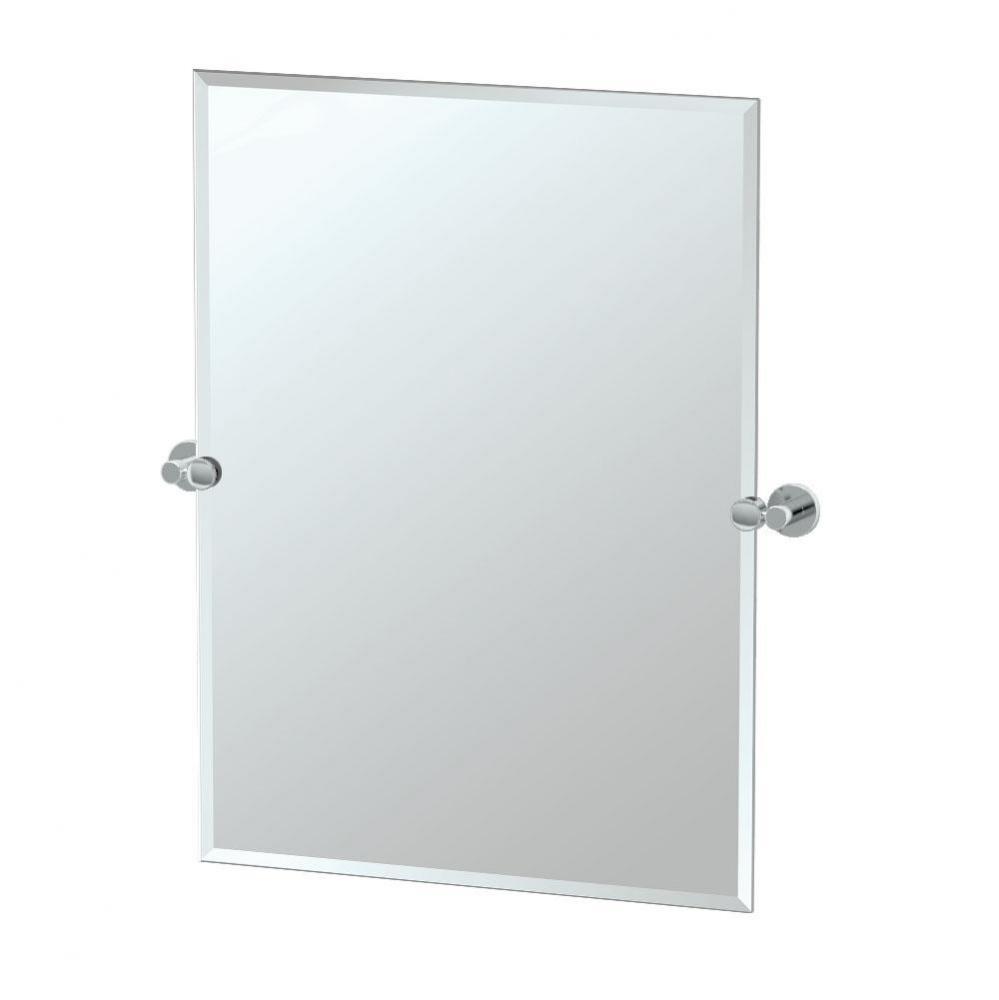 Channel 31.5''H Rectangle Mirror Chrome