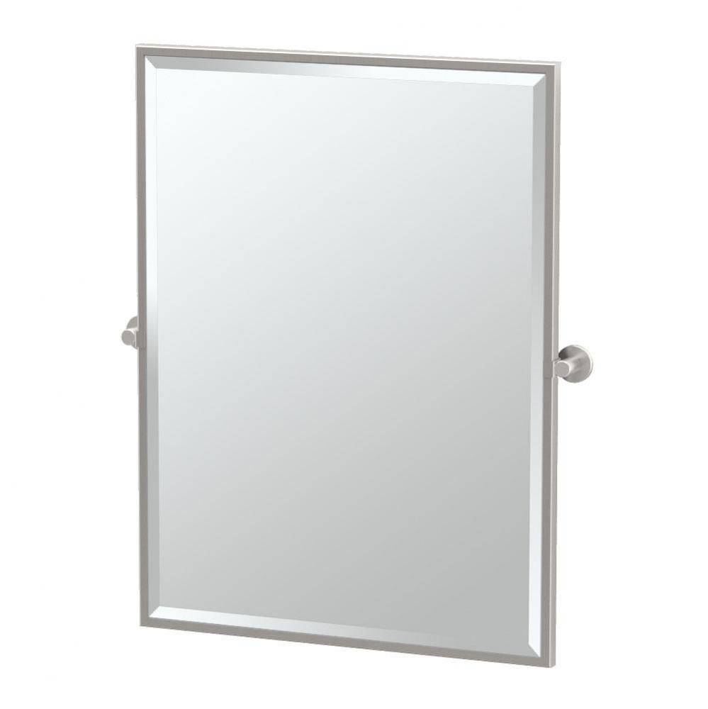 Channel 32.5''H Framed Rect Mirror SN