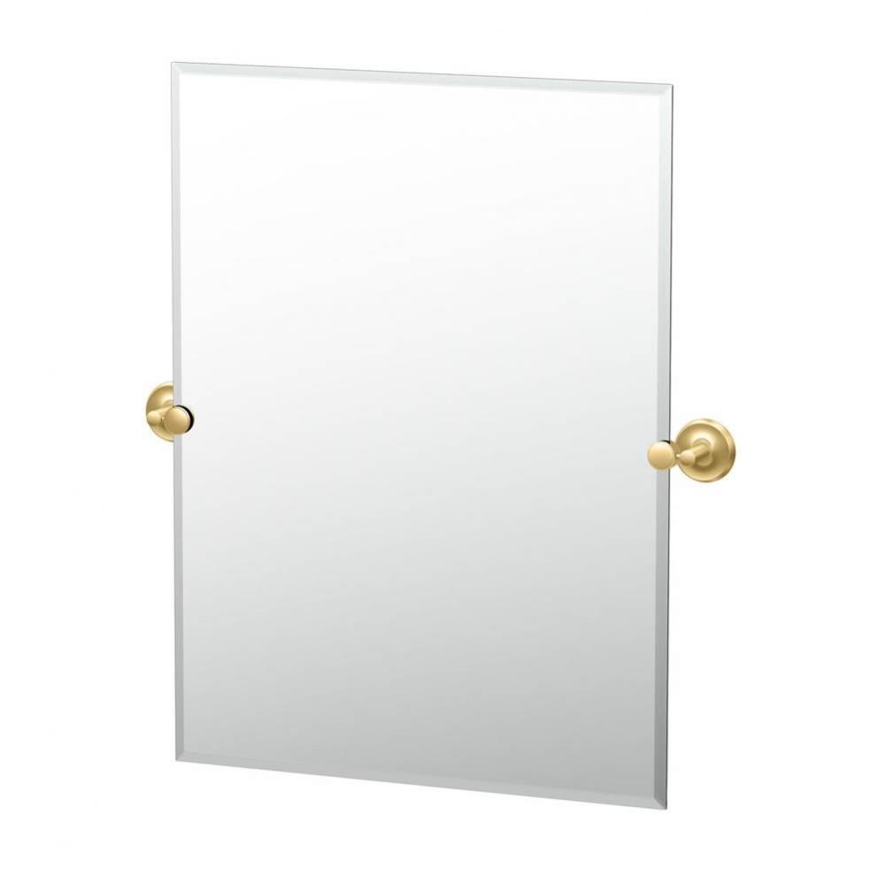 Designer II 31.5''H Rect. Mirror Brass