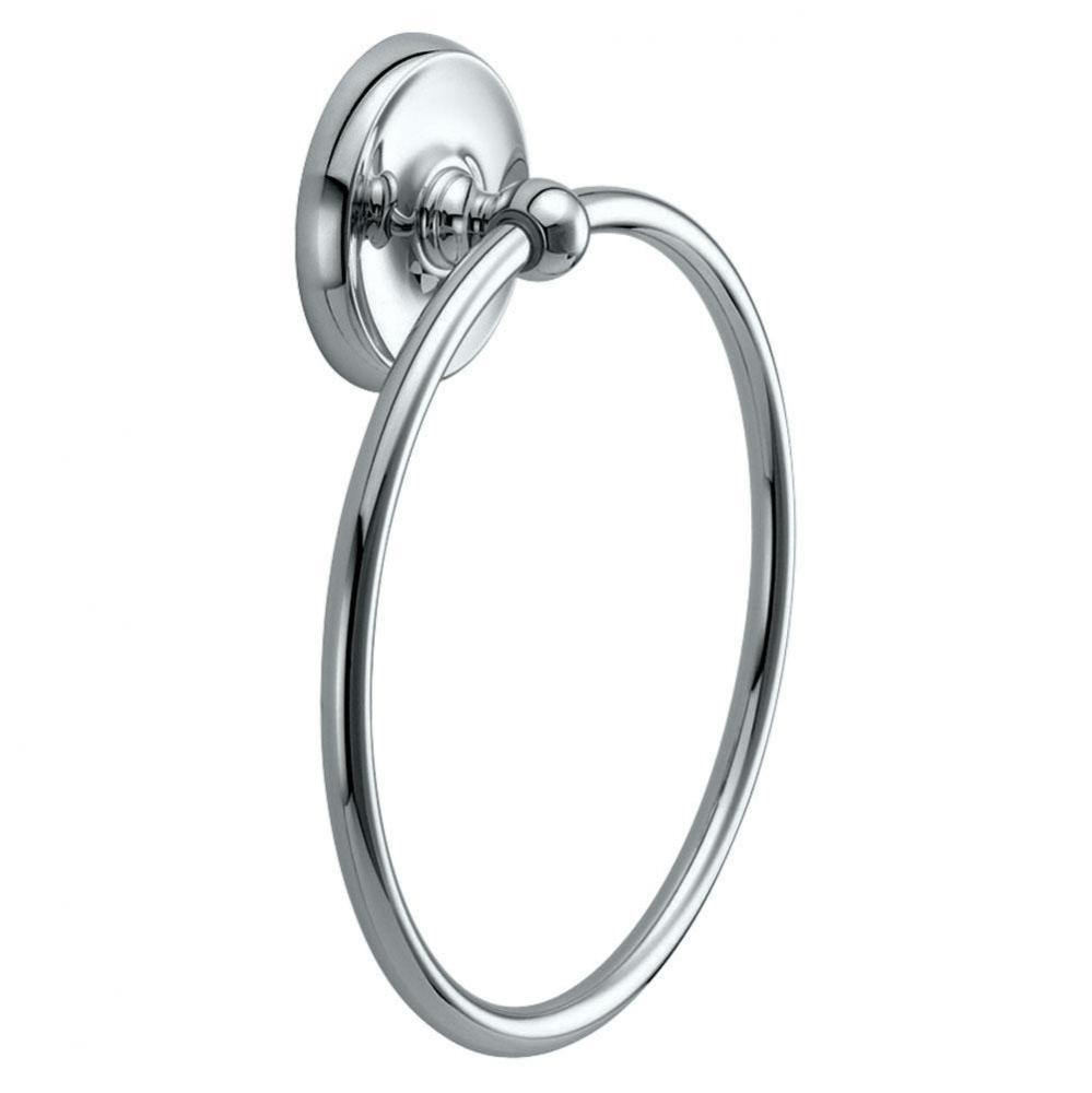 Designer II Towel Ring Chrome