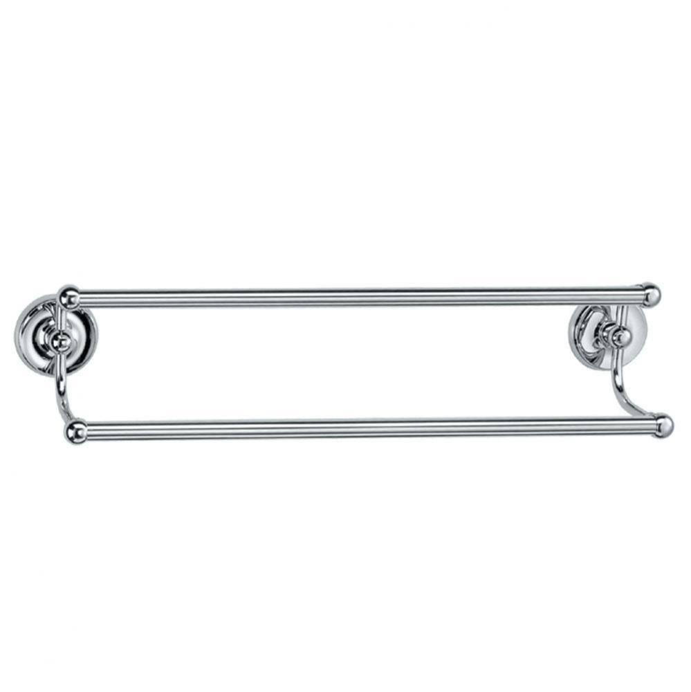 Designer II 24''L Double Towel Bar Chrome