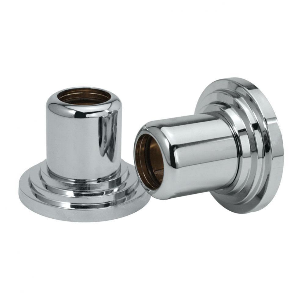 WALL FLANGE,CHROME,PR,2 5/8 In. D