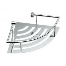 Gatco 1455 - CORNER TRAY SHELF,11 In. W,CHROME