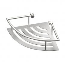 Gatco 1456 - CORNER TRAY SHELF,11 In. W,BRUSHED