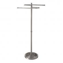 Gatco 1506 - Floor Standing 38''H S-Towel Holder SN