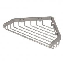 Gatco 1513 - Corner Shower Basket 7''W Satin Nickel