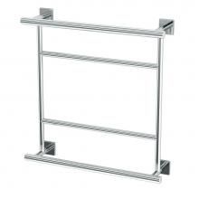 Gatco 1542 - Elevate Hotel Towel Centre Rack, Chrome