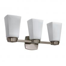 Gatco 1697 - Jewel Triple Sconce, Satin Nickel