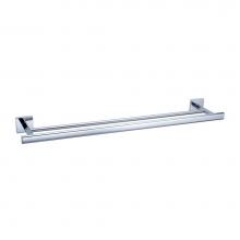 Gatco 4054 - Elevate 24''L Double Towel Bar Chrome