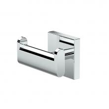 Gatco 4055A - Elevate Double Robe Hook Chrome