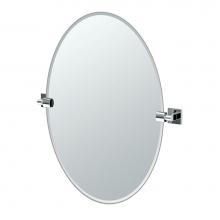Gatco 4059 - Elevate 26.5''H Oval Mirror Chrome