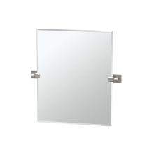 Gatco 4079SM - Elevate 24''H Rectangle Mirror SN