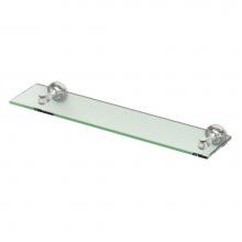 Gatco 4126 - Tavern Glass Shelf Polished Nickel