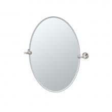 Gatco 4129 - Tavern 26.5''H Oval Mirror Polished Nicke