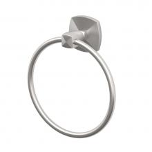 Gatco 4152 - Jewel Towel Ring, Satin Nickel