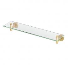 Gatco 4236 - Latitude II Glass Shelf Brushed Brass