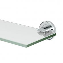 Gatco 4246A - Latitude II Minimalist Glass Shelf CH