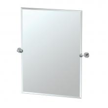 Gatco 4249S - Latitude 31.5''H Frameless Rectangle Mirror Chrome