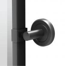 Gatco 4249XFLG - Latitude 33''H Framed Oval Mirror Matte Black