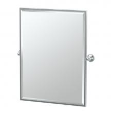 Gatco 4329FS - Tiara 32.5''H Framed Rect Mirror Chrome