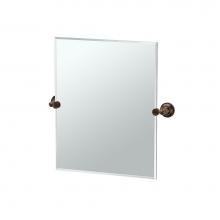 Gatco 4349SM - TIARA,SM RECT MIRROR,BRONZE