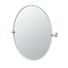 Gatco 4359LG - Charlotte 32''H Oval Mirror Chrome