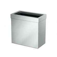 Gatco 1916 - Rectangle Wastebasket Chrome