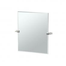 Gatco 4389SM - Bleu 24''H Rectangle Mirror Satin Nickel