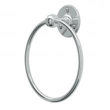 Gatco 4412 - Cafe Towel Ring Chrome