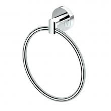 Gatco 4632 - Glam Towel Ring Chrome