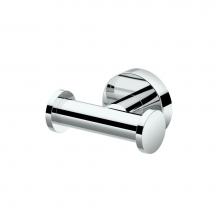 Gatco 4635A - Glam Double Robe Hook Chrome