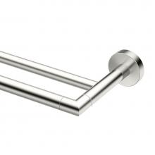 Gatco 4644 - GLAM,24 In. DBL TOWEL BAR,STN NCKL