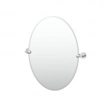 Gatco 4669 - Reveal 26.5''H Oval Mirror Chrome