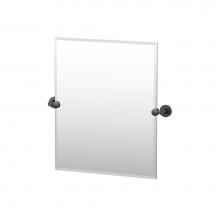 Gatco 4669MXSM - Reveal 24''H Rectangle Mirror Matte Black