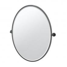 Gatco 4669XFLG - Reveal 33''H Framed Oval Mirror MX