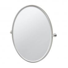 Gatco 4679FLG - Reveal 33''H Framed Oval Mirror SN
