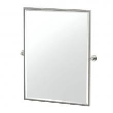 Gatco 4679FS - Reveal 32.5''H Framed Rect Mirror SN