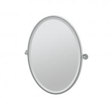 Gatco 4689F - CHANNEL,FRAMED OVAL MIRROR,CHR