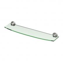 Gatco 4696 - CHANNEL GLASS SHELF,STN NCKL