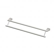 Gatco 4734 - Bleu 24''L Double Towel Bar Satin Nickel