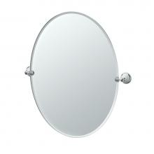 Gatco 5726LG - Franciscan 32''H Oval Mirror Chrome