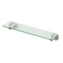 Gatco 5850 - Marina 20.13'' L Glass Shelf, Satin Nickel