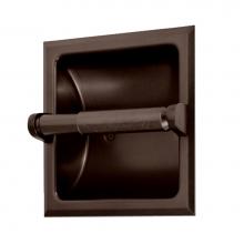 Gatco 784 - Recessed Toilet Paper Holder 6.25'' SQ, w/ Mounting Bracket, Bronze