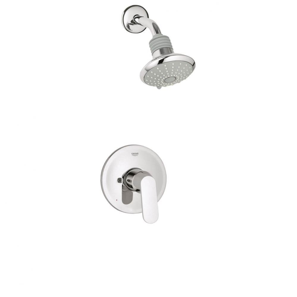 Eurosmart Cosmopolitan Single-Handle 2-Spray Shower Faucet Trim Kit