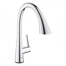 Grohe 30205002 - Single-Handle Pull Down Kitchen Faucet Triple Spray 1.75 GPM with Touch Technology